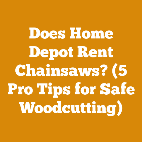 Does Home Depot Rent Chainsaws? (5 Pro Tips for Safe Woodcutting)