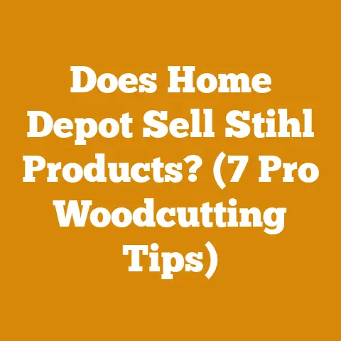 Does Home Depot Sell Stihl Products? (7 Pro Woodcutting Tips)