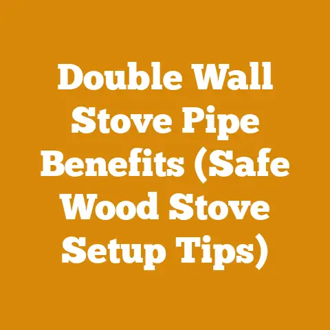 Double Wall Stove Pipe Benefits (Safe Wood Stove Setup Tips)