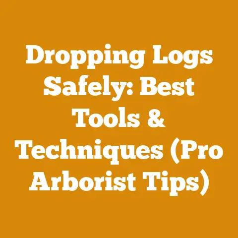 Dropping Logs Safely: Best Tools & Techniques (Pro Arborist Tips)
