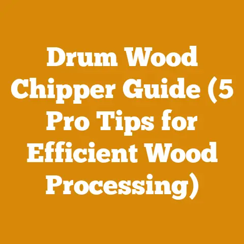 Drum Wood Chipper Guide (5 Pro Tips for Efficient Wood Processing)