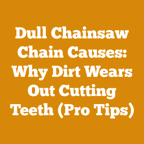 Dull Chainsaw Chain Causes: Why Dirt Wears Out Cutting Teeth (Pro Tips)