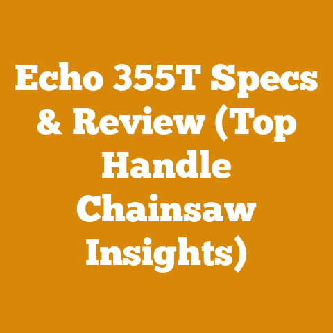 Echo 355T Specs & Review (Top Handle Chainsaw Insights)