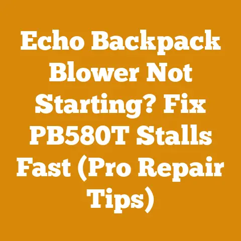 Echo Backpack Blower Not Starting? Fix PB580T Stalls Fast (Pro Repair Tips)
