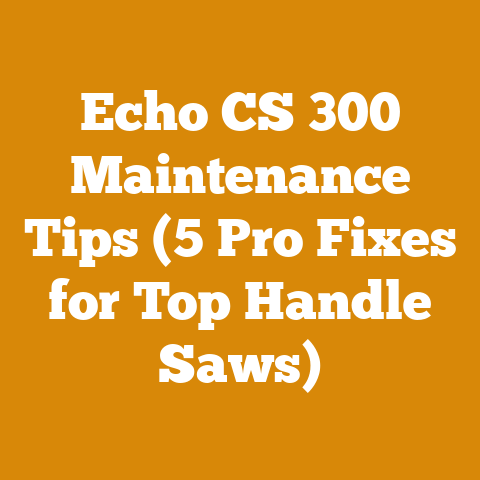 Echo CS 300 Maintenance Tips (5 Pro Fixes for Top Handle Saws)