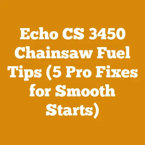 Echo CS 3450 Chainsaw Fuel Tips (5 Pro Fixes for Smooth Starts)