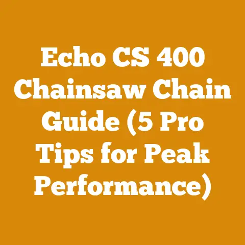 Echo CS 400 Chainsaw Chain Guide (5 Pro Tips for Peak Performance)