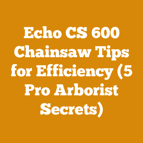 Echo CS 600 Chainsaw Tips for Efficiency (5 Pro Arborist Secrets)