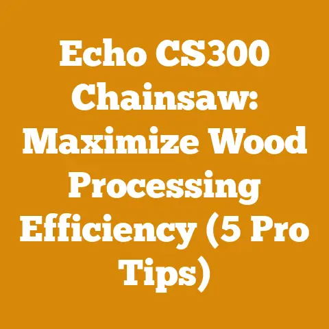 Echo CS300 Chainsaw: Maximize Wood Processing Efficiency (5 Pro Tips)