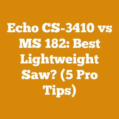 Echo CS-3410 vs MS 182: Best Lightweight Saw? (5 Pro Tips)