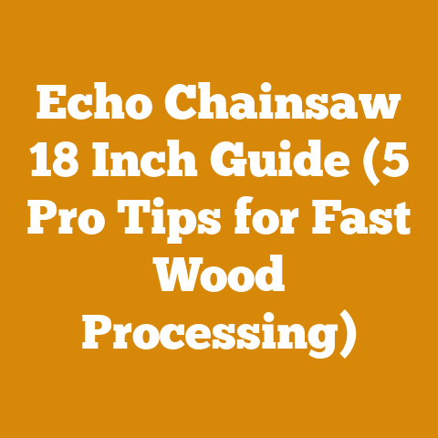 Echo Chainsaw 18 Inch Guide (5 Pro Tips for Fast Wood Processing)