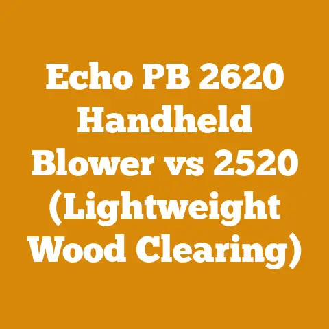 Echo PB 2620 Handheld Blower vs 2520 (Lightweight Wood Clearing)
