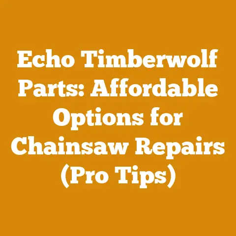 Echo Timberwolf Parts: Affordable Options for Chainsaw Repairs (Pro Tips)
