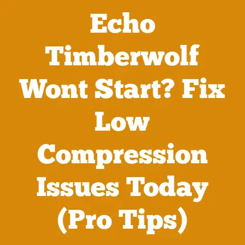 Echo Timberwolf Wont Start? Fix Low Compression Issues Today (Pro Tips)