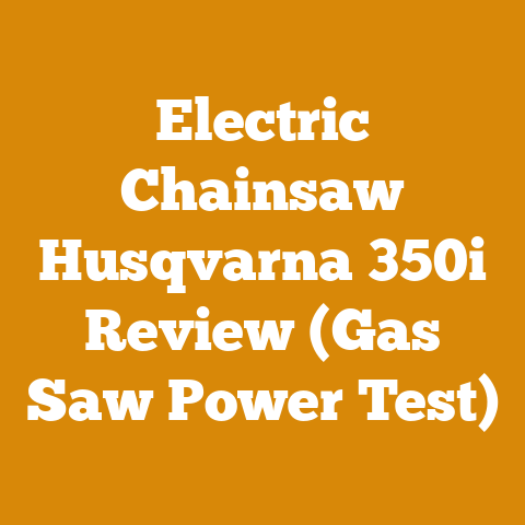 Electric Chainsaw Husqvarna 350i Review (Gas Saw Power Test)
