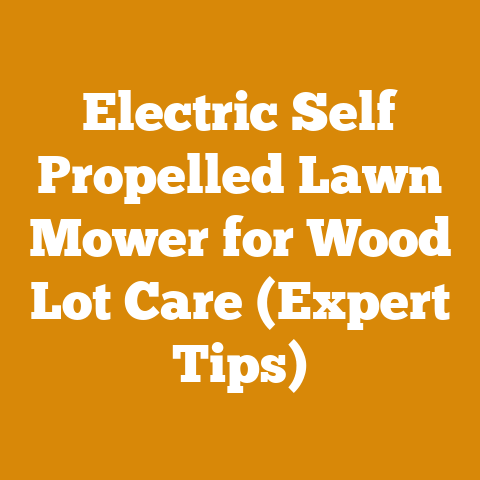 Electric Self Propelled Lawn Mower for Wood Lot Care (Expert Tips)
