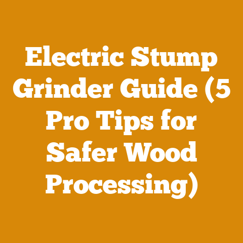 Electric Stump Grinder Guide (5 Pro Tips for Safer Wood Processing)
