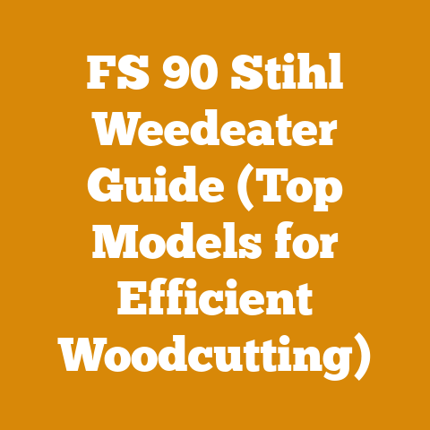 FS 90 Stihl Weedeater Guide (Top Models for Efficient Woodcutting)