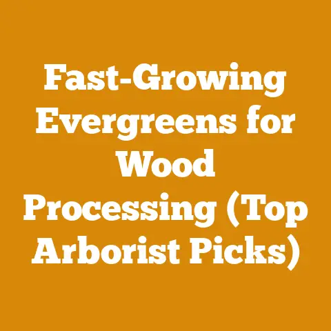 Fast-Growing Evergreens for Wood Processing (Top Arborist Picks)