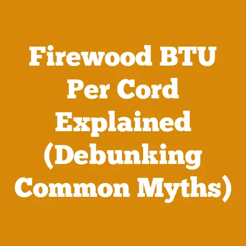 Firewood BTU Per Cord Explained (Debunking Common Myths)