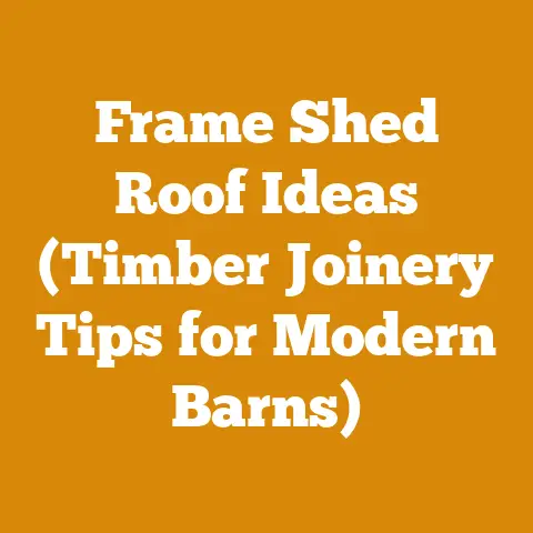 Frame Shed Roof Ideas (Timber Joinery Tips for Modern Barns)