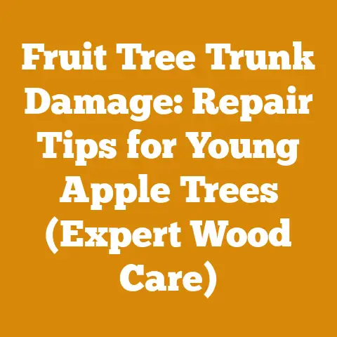 Fruit Tree Trunk Damage: Repair Tips for Young Apple Trees (Expert Wood Care)