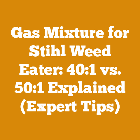 Gas Mixture for Stihl Weed Eater: 40:1 vs. 50:1 Explained (Expert Tips)