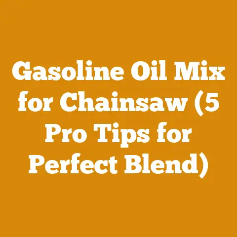 Gasoline Oil Mix for Chainsaw (5 Pro Tips for Perfect Blend)