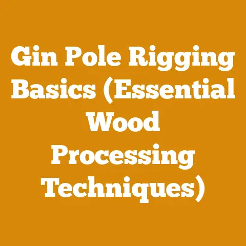 Gin Pole Rigging Basics (Essential Wood Processing Techniques)
