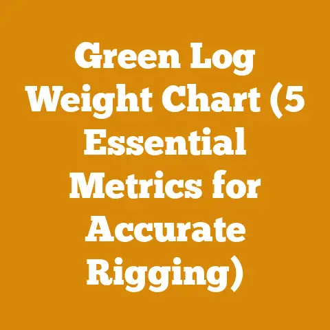 Green Log Weight Chart (5 Essential Metrics for Accurate Rigging)