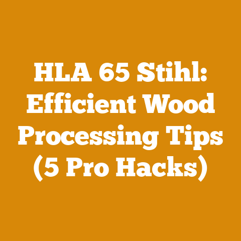 HLA 65 Stihl: Efficient Wood Processing Tips (5 Pro Hacks)