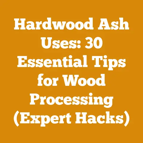 Hardwood Ash Uses: 30 Essential Tips for Wood Processing (Expert Hacks)
