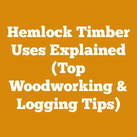 Hemlock Timber Uses Explained (Top Woodworking & Logging Tips)