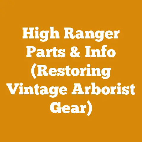High Ranger Parts & Info (Restoring Vintage Arborist Gear)