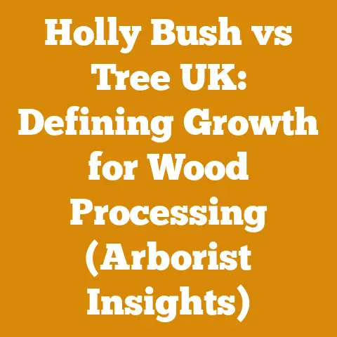 Holly Bush vs Tree UK: Defining Growth for Wood Processing (Arborist Insights)