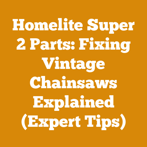 Homelite Super 2 Parts: Fixing Vintage Chainsaws Explained (Expert Tips)