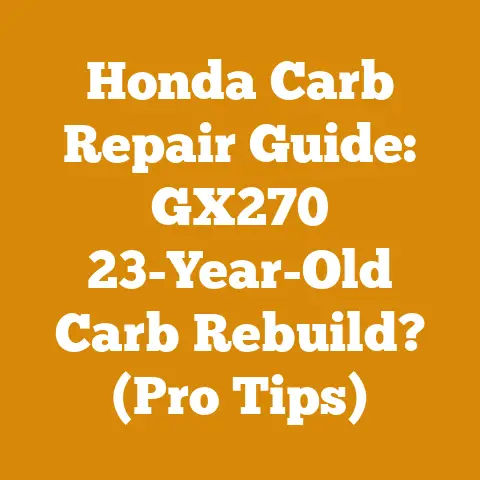 Honda Carb Repair Guide: GX270 23-Year-Old Carb Rebuild? (Pro Tips)