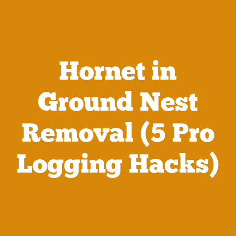 Hornet in Ground Nest Removal (5 Pro Logging Hacks)