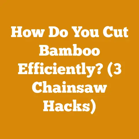How Do You Cut Bamboo Efficiently? (3 Chainsaw Hacks)