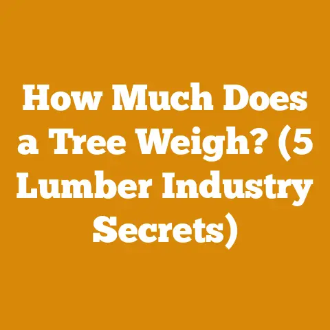 How Much Does a Tree Weigh? (5 Lumber Industry Secrets)