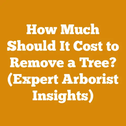 How Much Should It Cost to Remove a Tree? (Expert Arborist Insights)