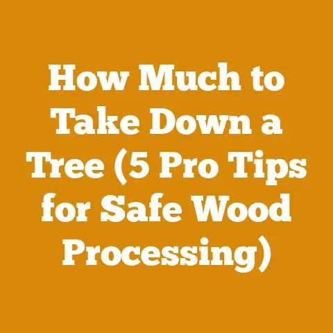 How Much to Take Down a Tree (5 Pro Tips for Safe Wood Processing)