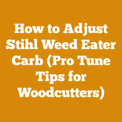 How to Adjust Stihl Weed Eater Carb (Pro Tune Tips for Woodcutters)