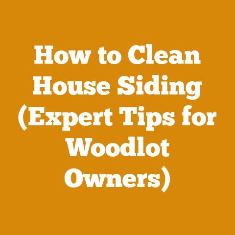 How to Clean House Siding (Expert Tips for Woodlot Owners)