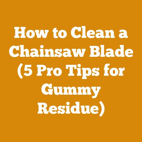 How to Clean a Chainsaw Blade (5 Pro Tips for Gummy Residue)