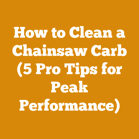 How to Clean a Chainsaw Carb (5 Pro Tips for Peak Performance)