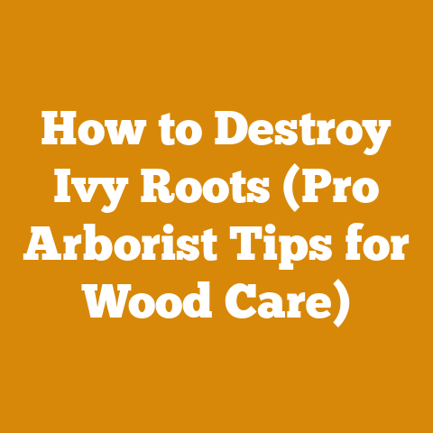 How to Destroy Ivy Roots (Pro Arborist Tips for Wood Care)