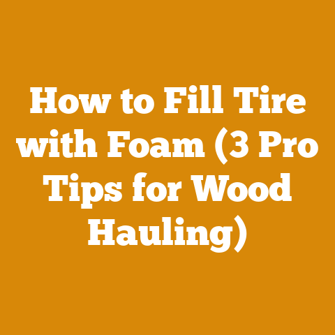 How to Fill Tire with Foam (3 Pro Tips for Wood Hauling)