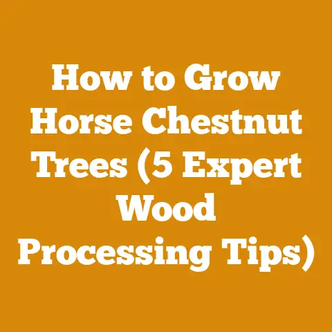 How to Grow Horse Chestnut Trees (5 Expert Wood Processing Tips)