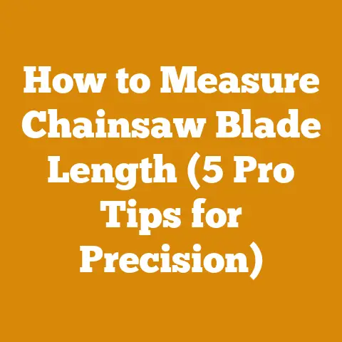 How to Measure Chainsaw Blade Length (5 Pro Tips for Precision)
